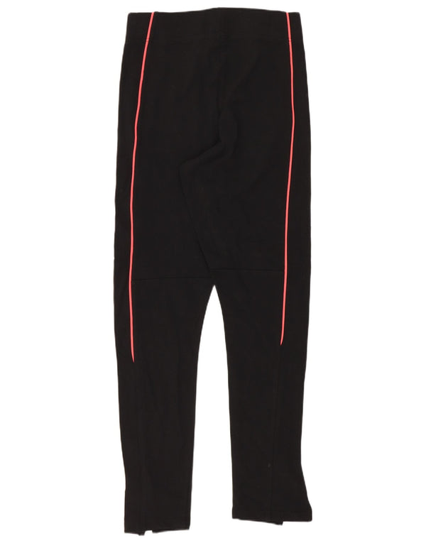 Leggings Adidas Femininas UK 8/10 Pequenas Algodão Preto Esportes