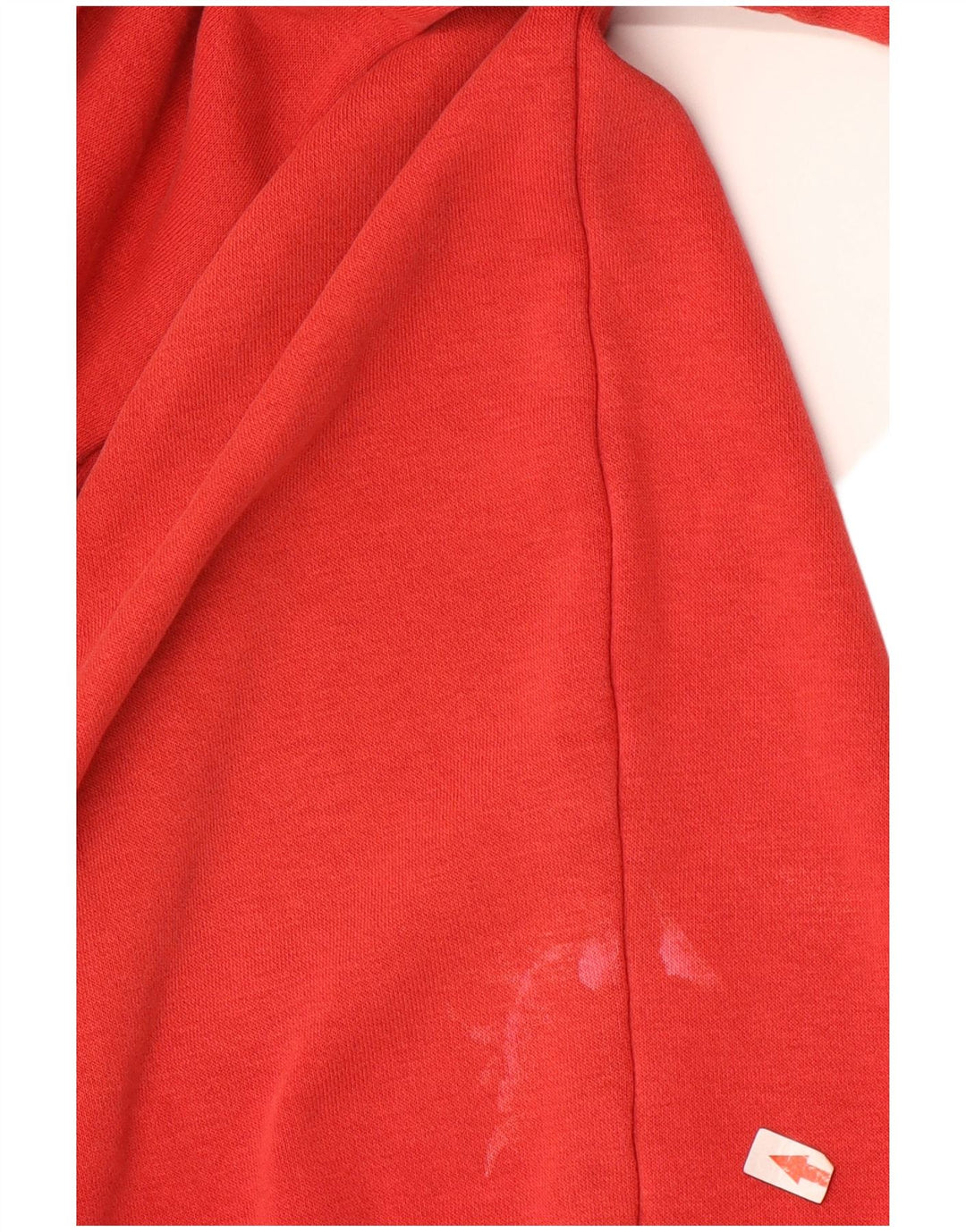 Adidas Mens Hoodie Jumper Médio Algodão Vermelho