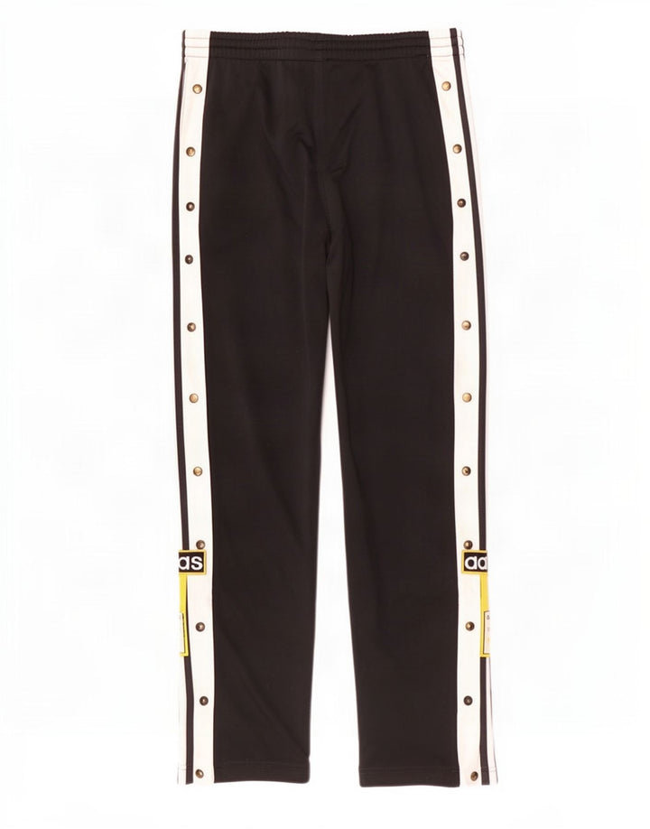Calça de treino masculina Adidas Graphic, médio preto colorblock poliéster