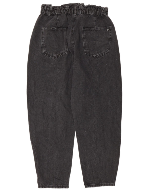 Calça jeans feminina cintura alta Zara EU 40 médio W30 L25 algodão cinza