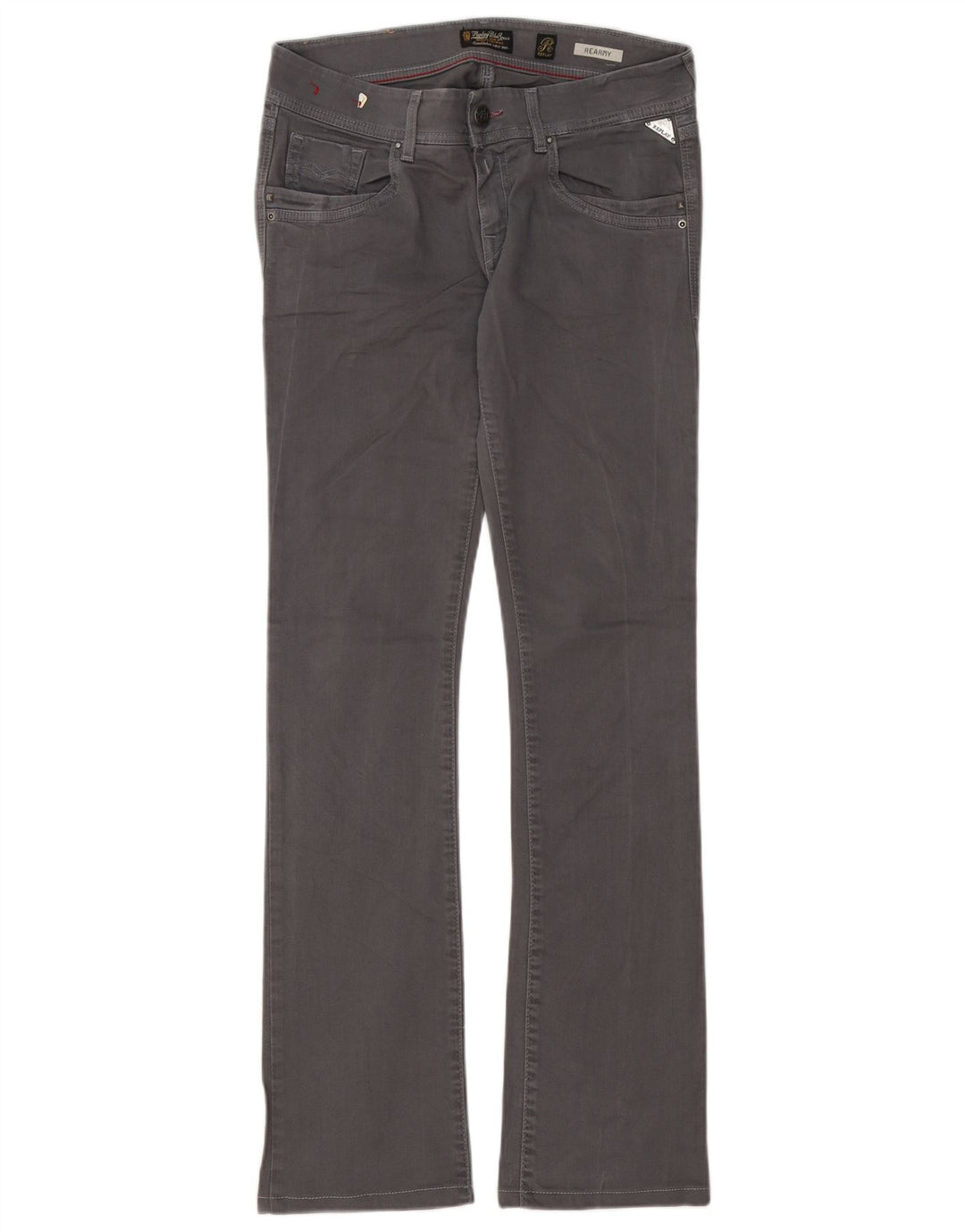 Jeans REPLAY feminino Rearmy Bootcut W28 L32 algodão cinza