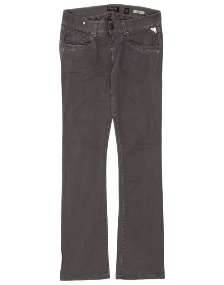 Jeans REPLAY feminino Rearmy Bootcut W28 L32 algodão cinza