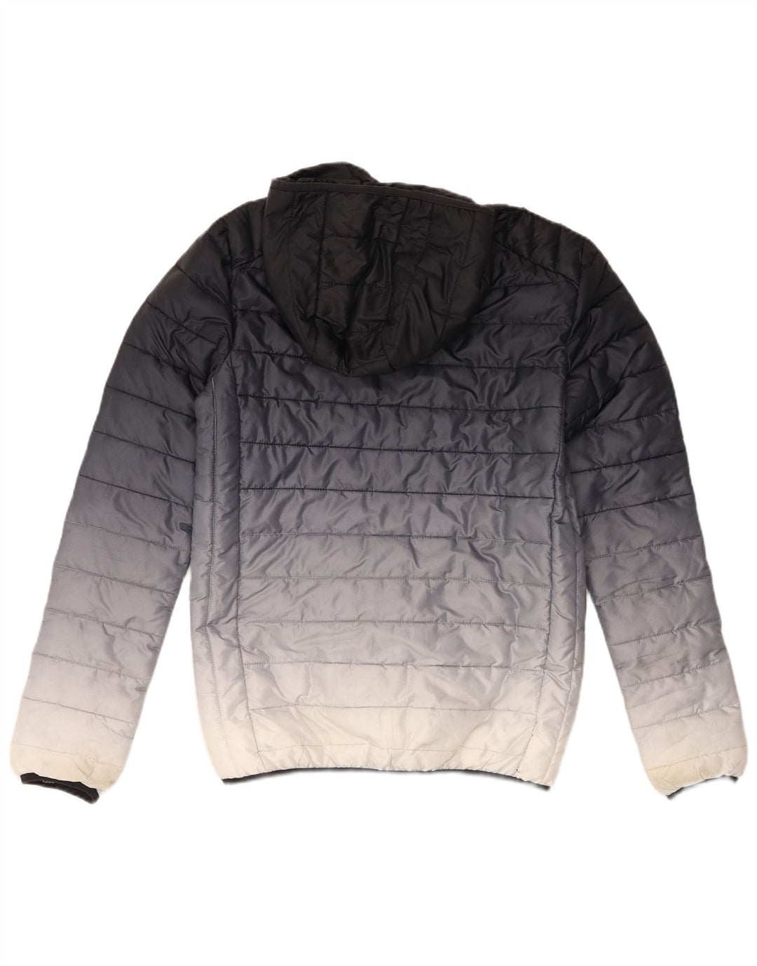 Jaqueta masculina acolchoada com capuz ELLESSE UK 34 XS azul marinho poliéster colorblock