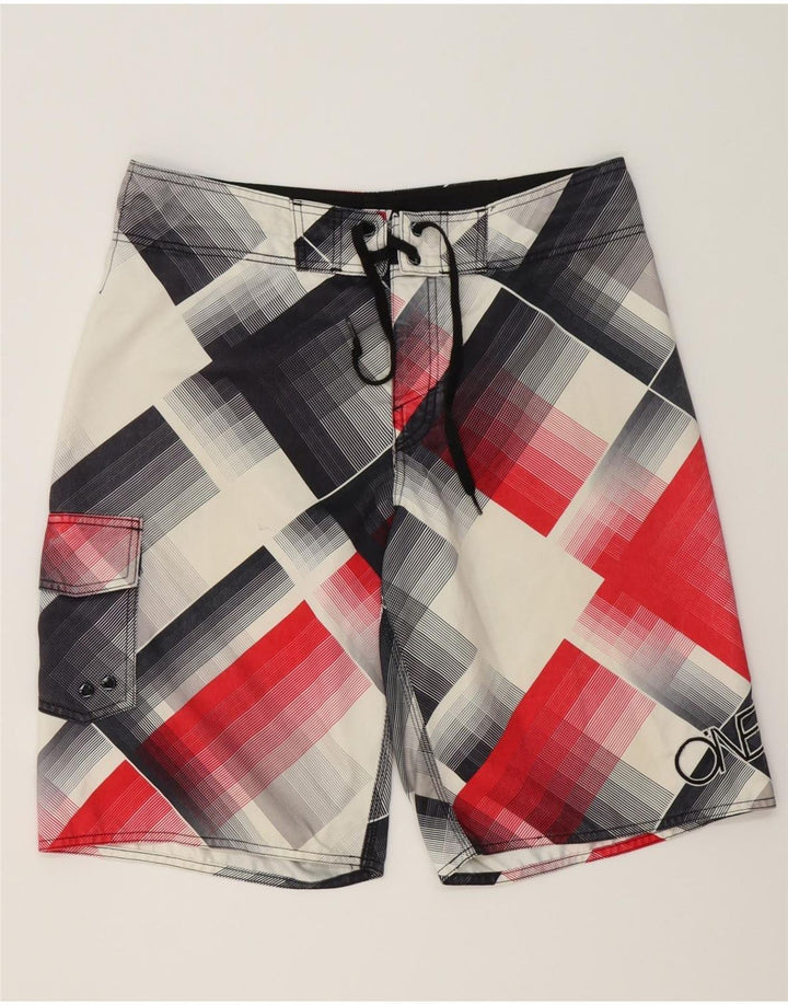 Shorts de natação masculino O'NEILL poliéster geométrico multicolorido médio