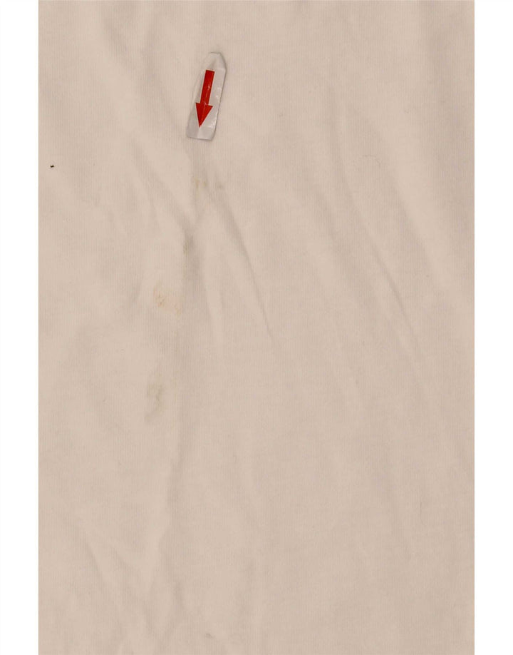 Camiseta Nike masculina gráfica Top médio algodão branco