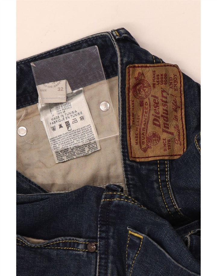 Diesel Masculino Bootcut Jeans W32 L33 Azul Algodão