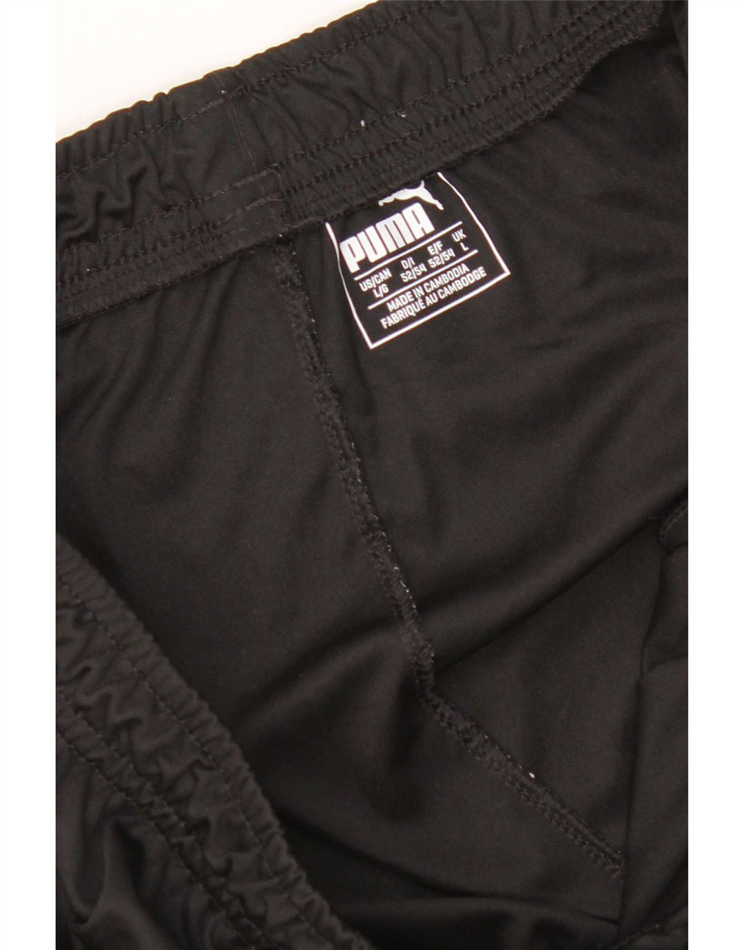 Shorts esportivos masculinos Puma grandes pretos