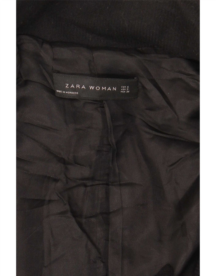 Sobretudo feminino Zara UK 10 pequeno preto