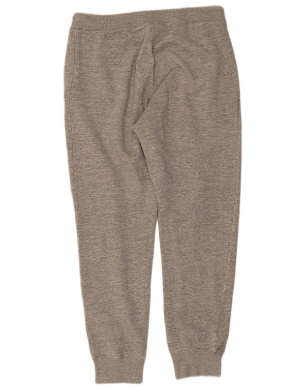 Calça de treino feminina Champion Joggers UK 14 algodão manchado cinza médio