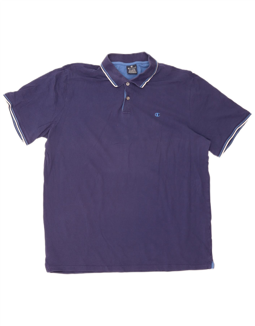 Camisa polo masculina CHAMPION 4XL algodão azul marinho