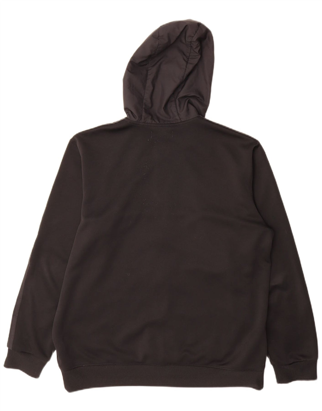 Suéter Adidas Masculino Zip com Capuz Grande Poliéster Preto