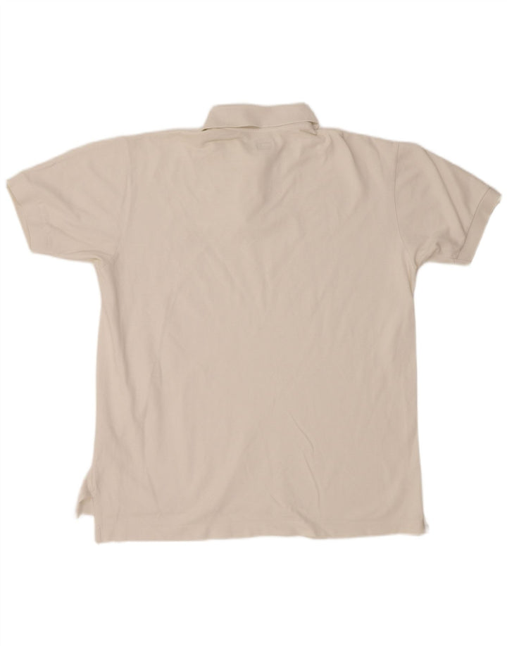 Camisa polo masculina Calvin Klein grande algodão branco