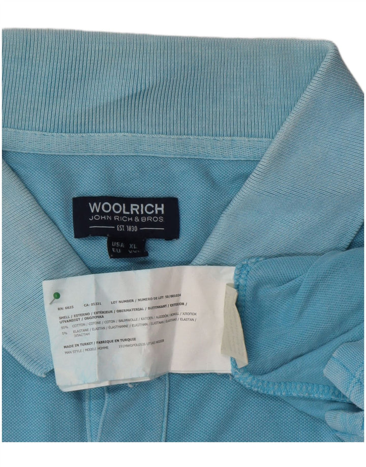 Camisa polo masculina Woolrich 2XL algodão azul