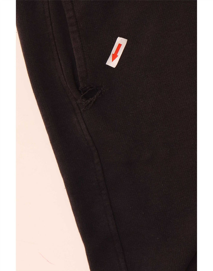 Shorts esportivos masculinos Champion médio algodão preto