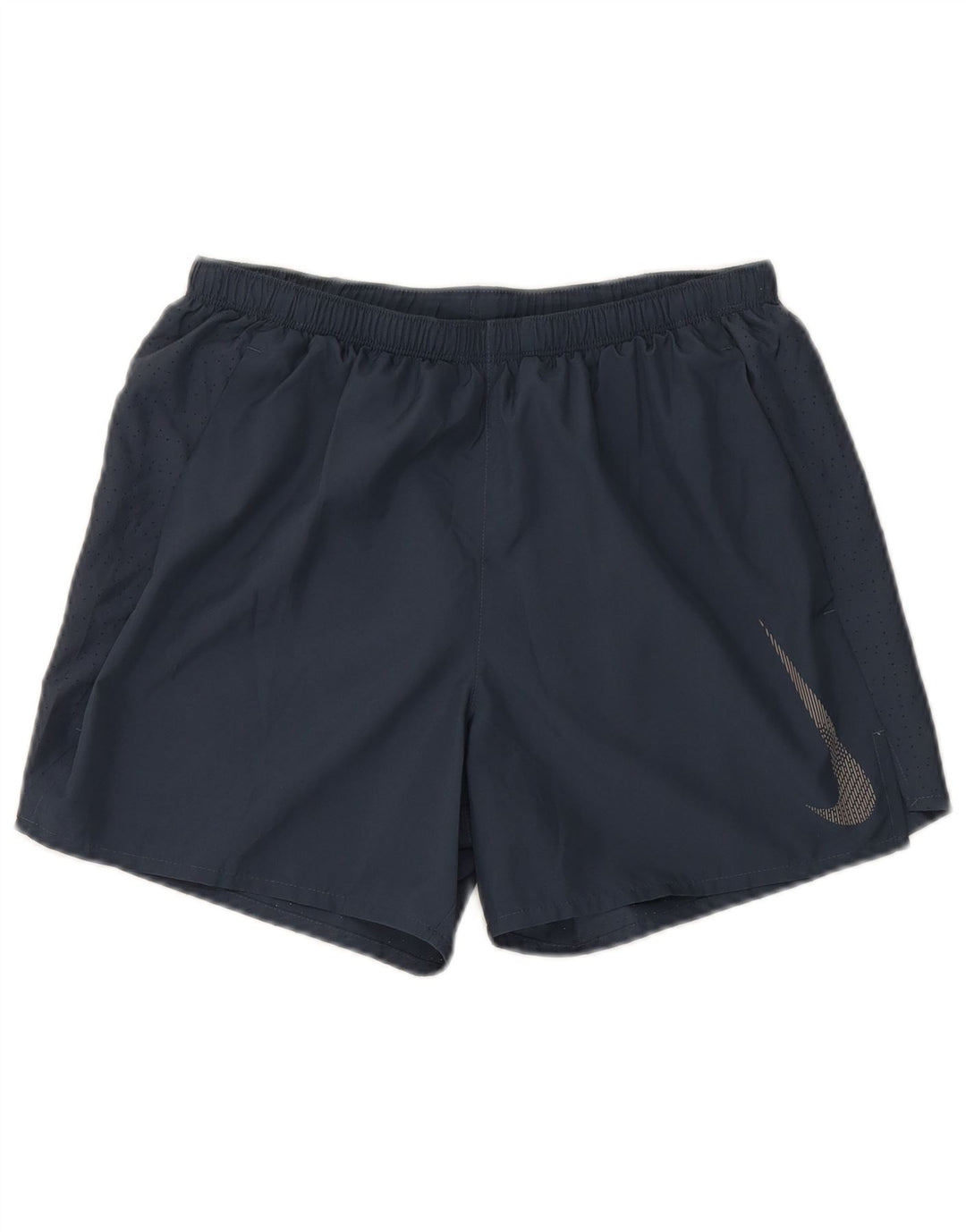 Shorts esportivos masculinos Nike Dri Fit médio azul marinho poliéster
