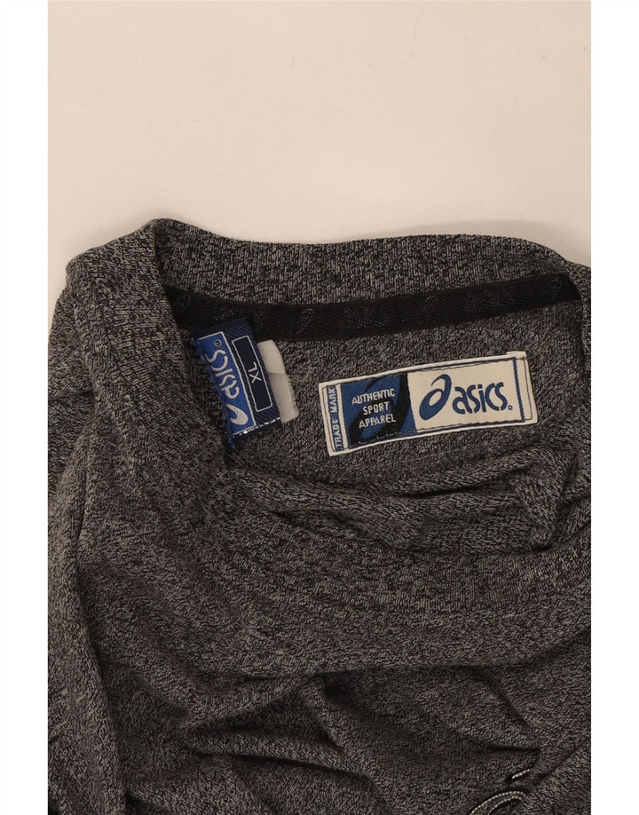 Camiseta masculina Asics Top XL cinza manchado