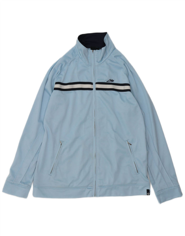 Lotto Womens Tracksuit Top Jacket UK 20 2XL Azul