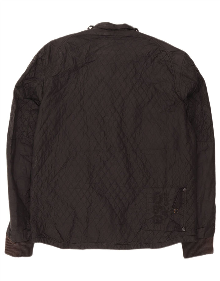 Jaqueta acolchoada masculina Jack & Jones UK 44 2XL cinza nylon