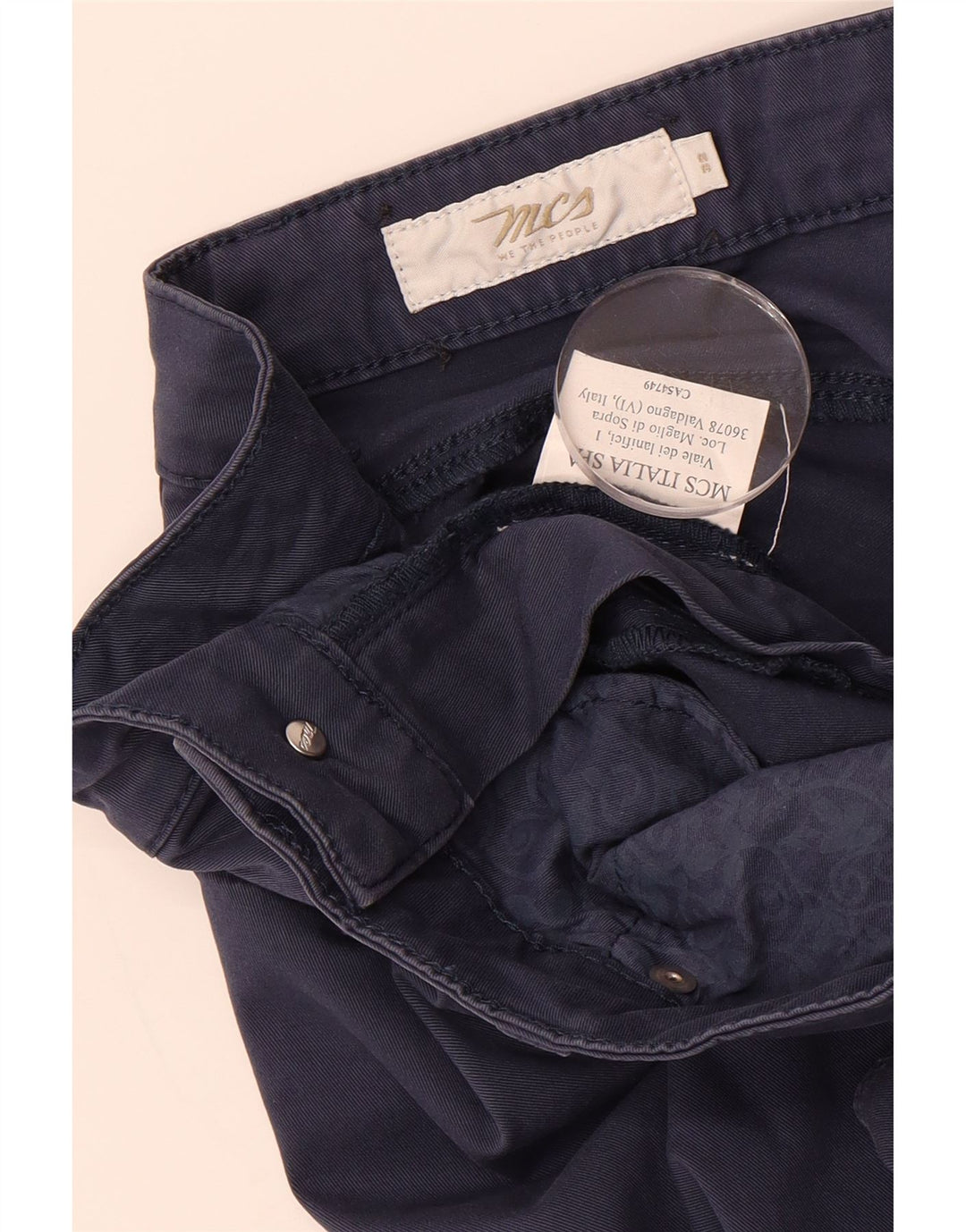 Calça casual reta masculina W32 L30