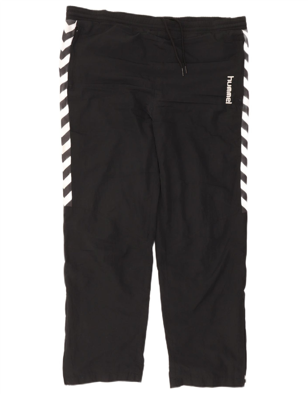 Calça de treino masculina Hummel Graphic grande poliéster colorblock preto