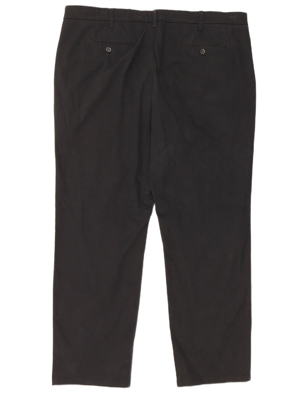 Calça Chino Masculina Marks & Spencer Regular Fit W42 L31 Algodão Preto