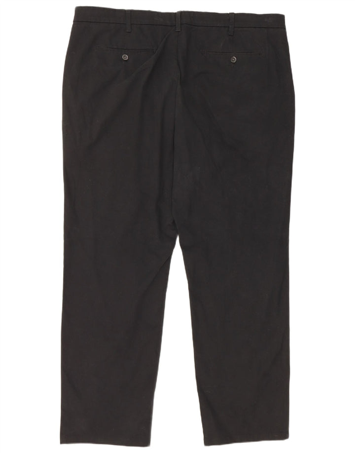 Calça Chino Masculina Marks & Spencer Regular Fit W42 L31 Algodão Preto
