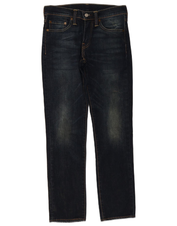 Levi's Masculino 511 Slim Jeans W28 L30 Azul Marinho Algodão
