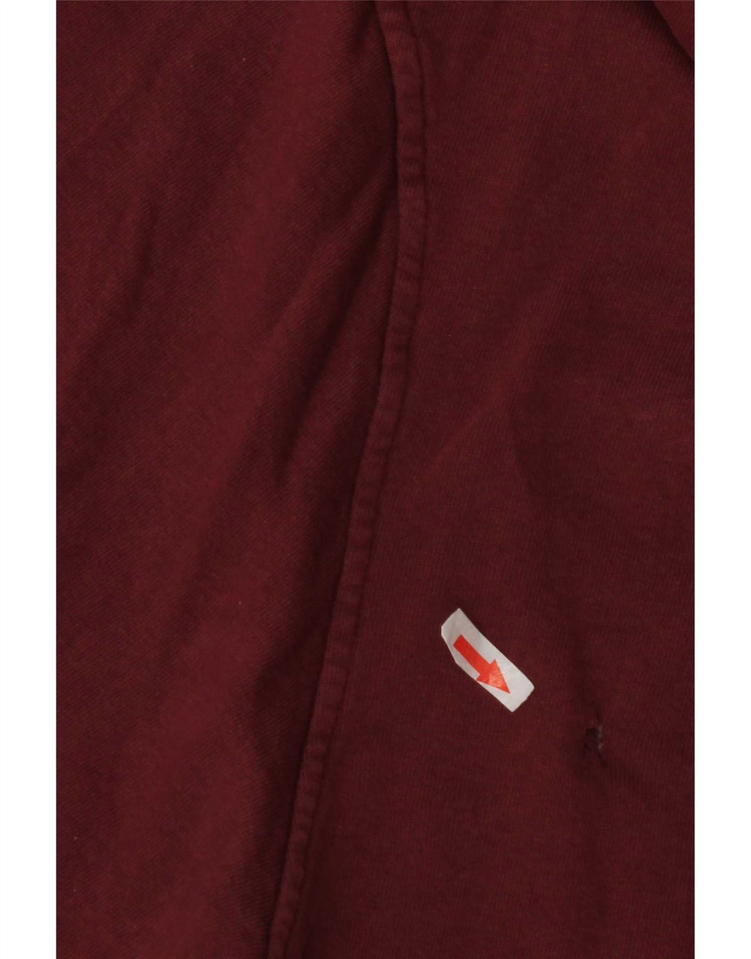 Pulôver feminino com capuz grande gráfico Pull & Bear Reino Unido 14 médio Borgonha