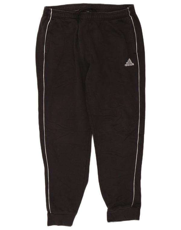 Adidas Mens Treino Calças Joggers XL Algodão Preto