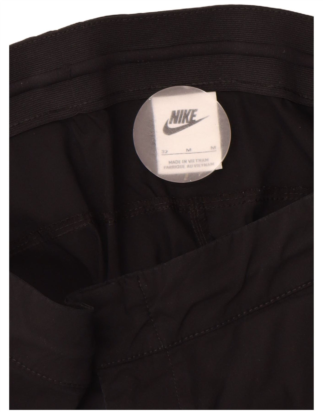 Calça cargo masculina Nike Tapered W32 L27 algodão preto