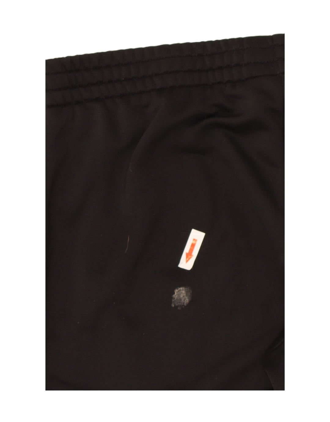 Calça de treino feminina Adidas UK 8/10 pequena poliéster preta