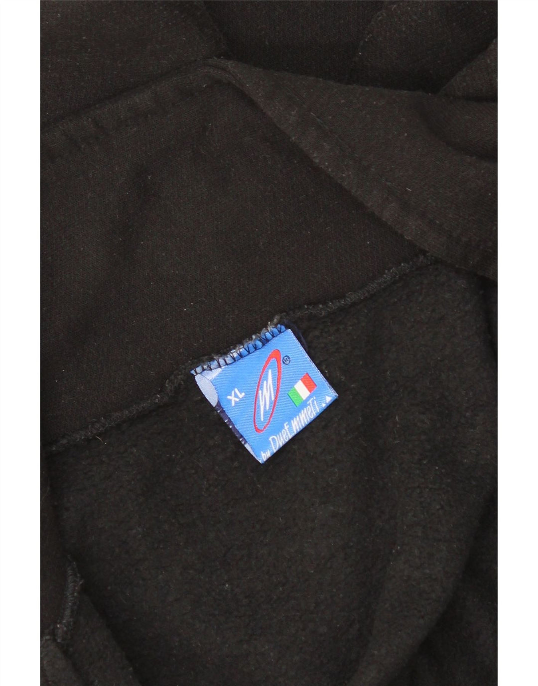 Casaco de treino masculino vintage XL preto