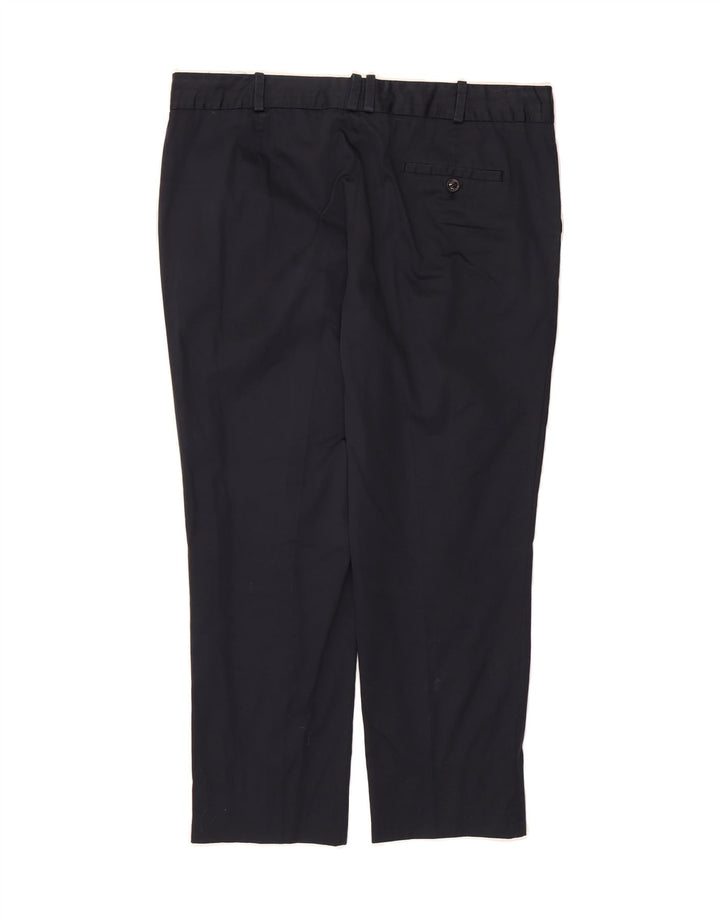 MASSIMO DUTTI Mens Slim Chino Trousers W34 L26 Navy Blue Cotton Vintage Massimo Dutti and Second-Hand Massimo Dutti from Messina Hembry 