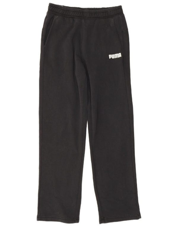 Puma Mens Tracksuit Trousers Medium Black Cotton