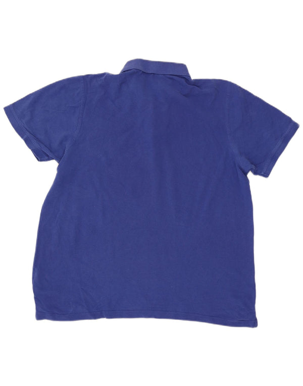 Camisa polo masculina Pierre Cardin Regular Fit XL algodão azul