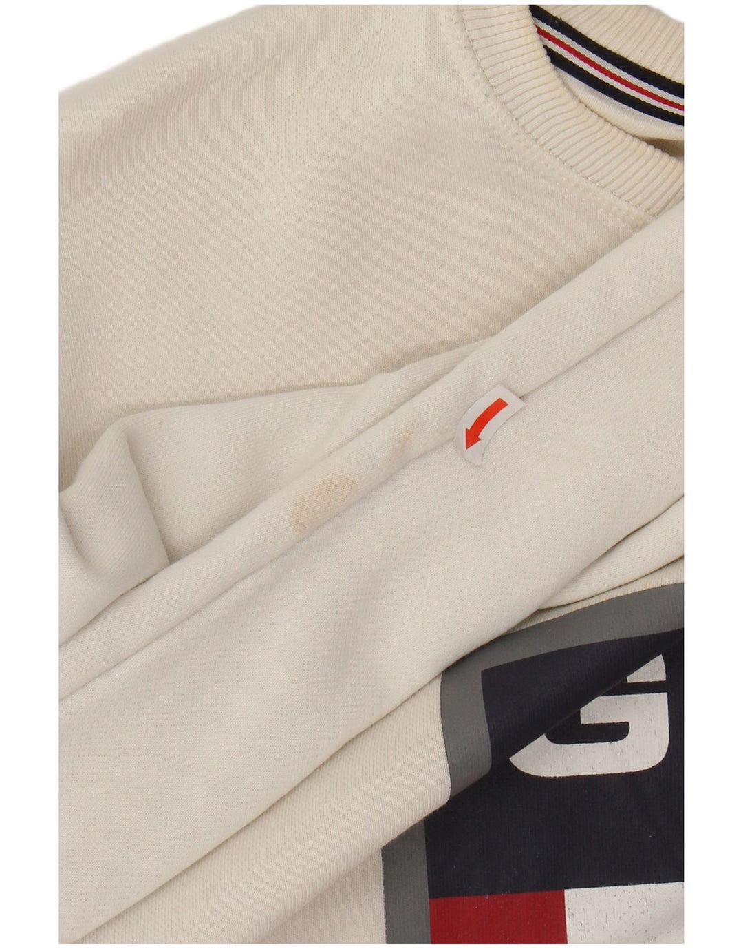 GANT moletom gráfico masculino Jumper XL algodão branco