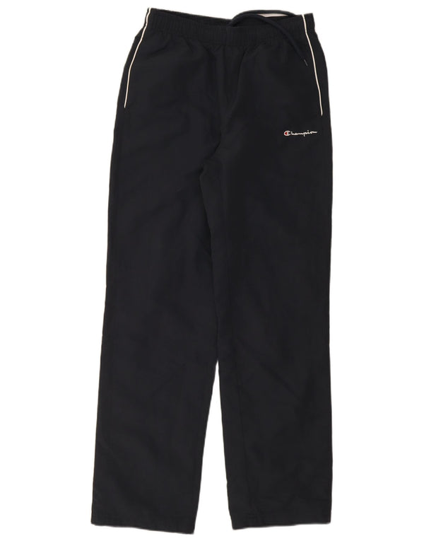 Calça de treino masculina Champion pequena azul marinho poliéster