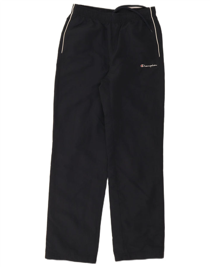 Calça de treino masculina Champion pequena azul marinho poliéster