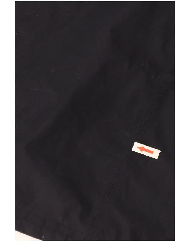 Jaqueta Parka com capuz feminina Barbour Reino Unido 14 grande poliéster azul marinho