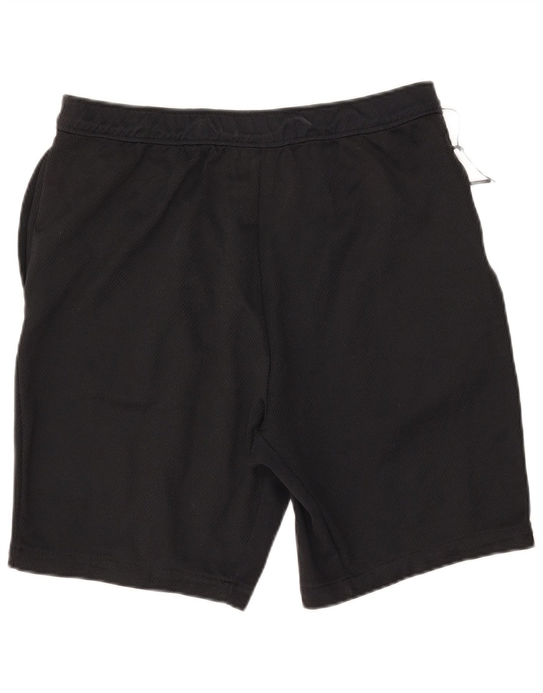 Shorts esportivos masculinos NIKE grandes de algodão preto