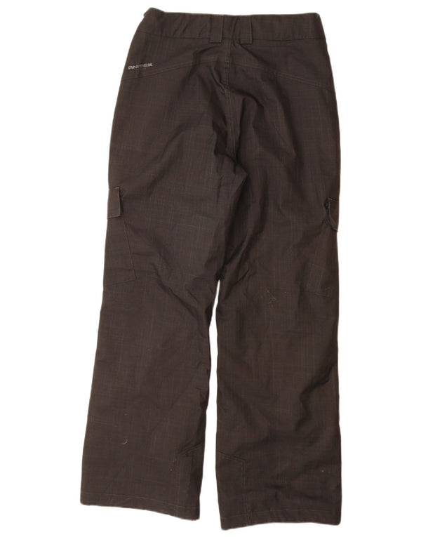 Calça corta-vento Animal Boys Cargo 13-14 anos W30 L30 cinza xadrez