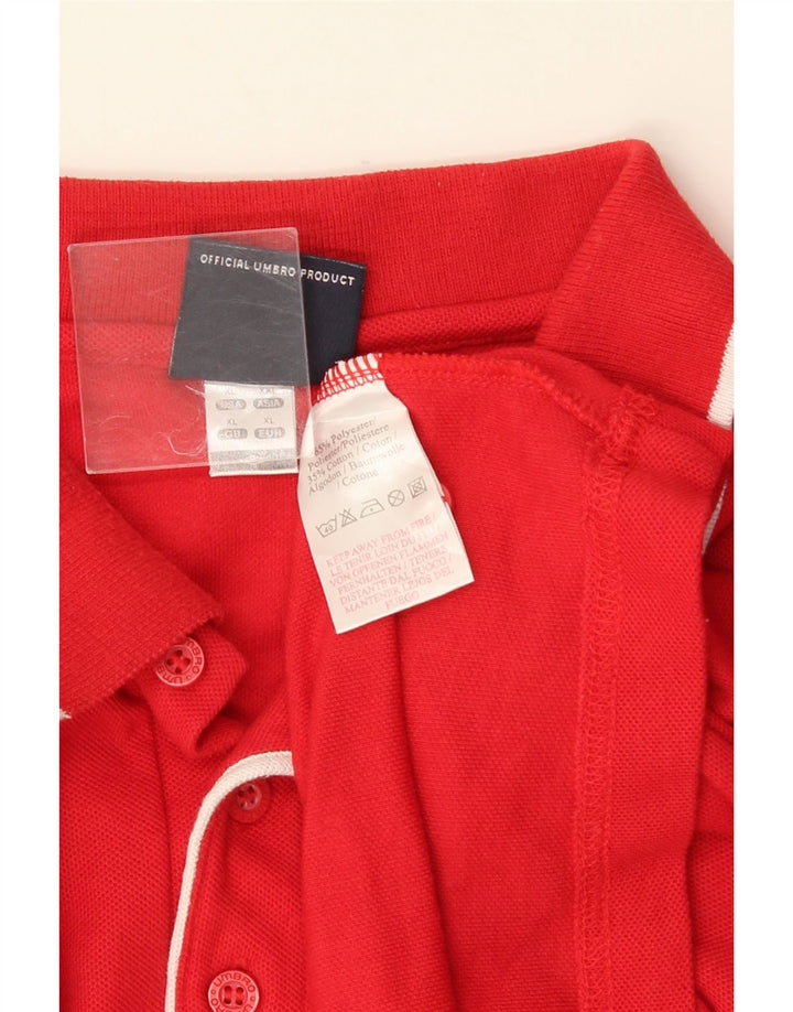 Camisa polo masculina UMBRO XL algodão vermelho