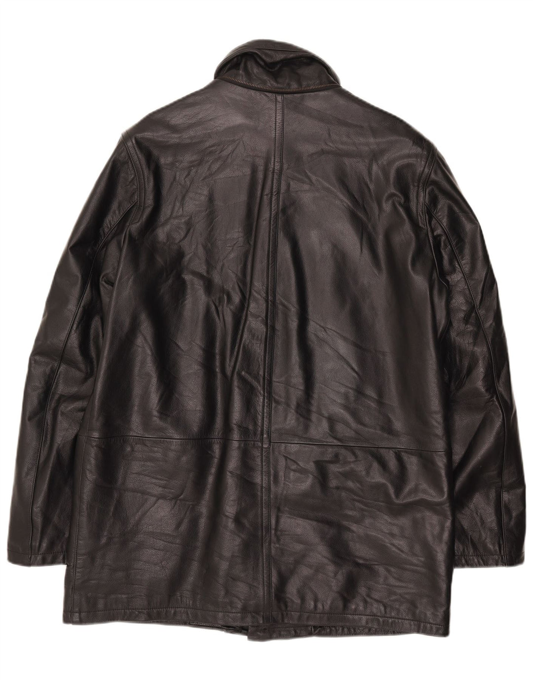 Casaco de couro masculino Conbipel IT 52 grande couro preto