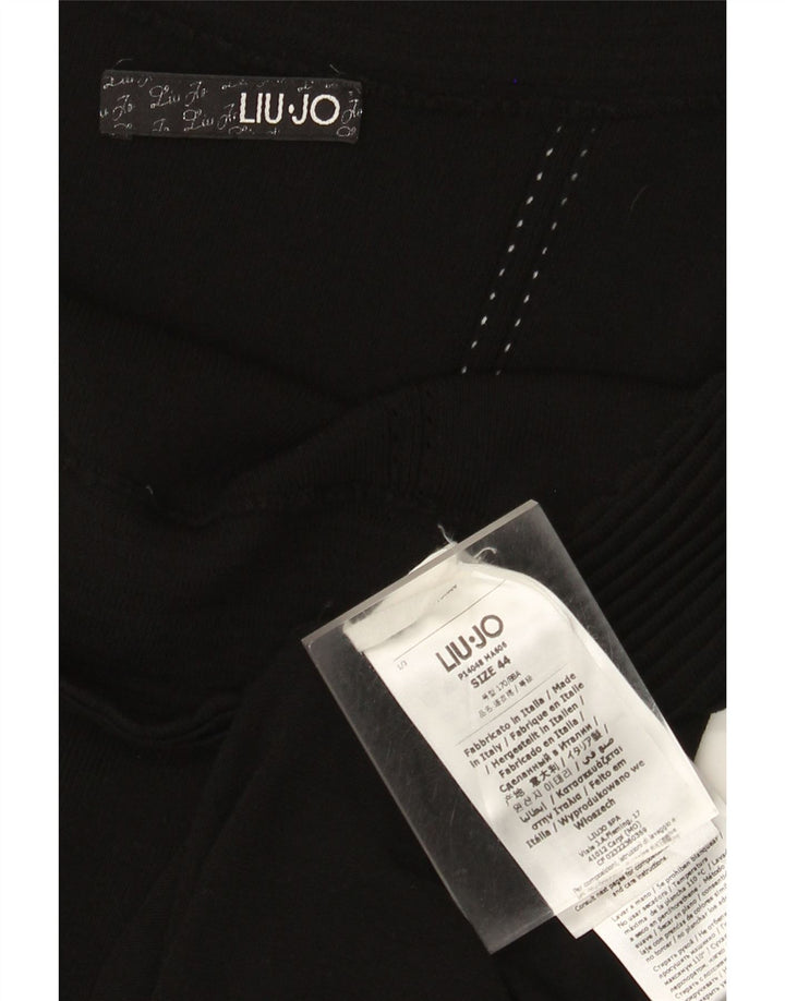 Liu Jo vestido feminino ombro de fora IT 44 viscose preta média