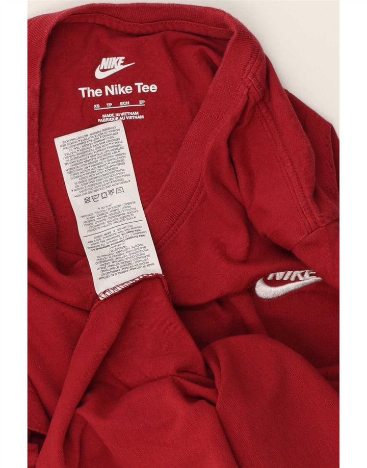 Camiseta masculina Nike Top XS algodão vermelho