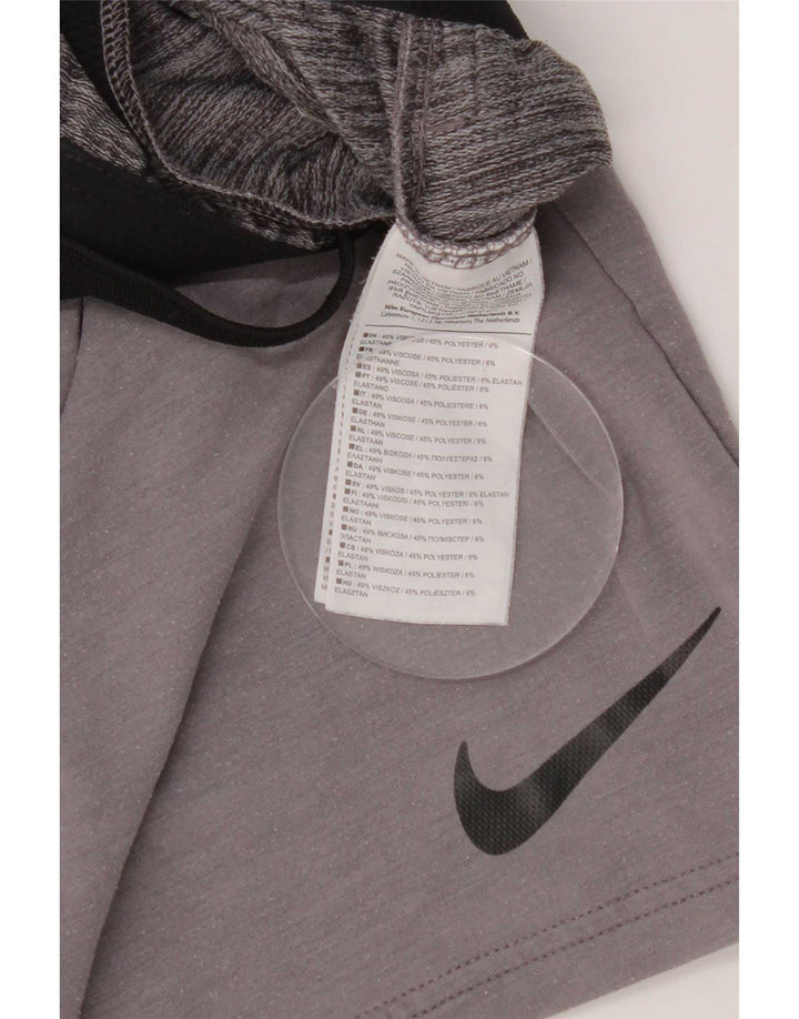 Nike Mens Dri Fit Sport Shorts Médio Cinza Viscose