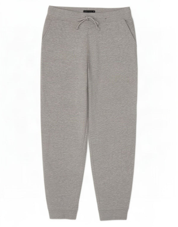 Marks & Spencer Calça de treino feminina Joggers Reino Unido 12 algodão cinza médio