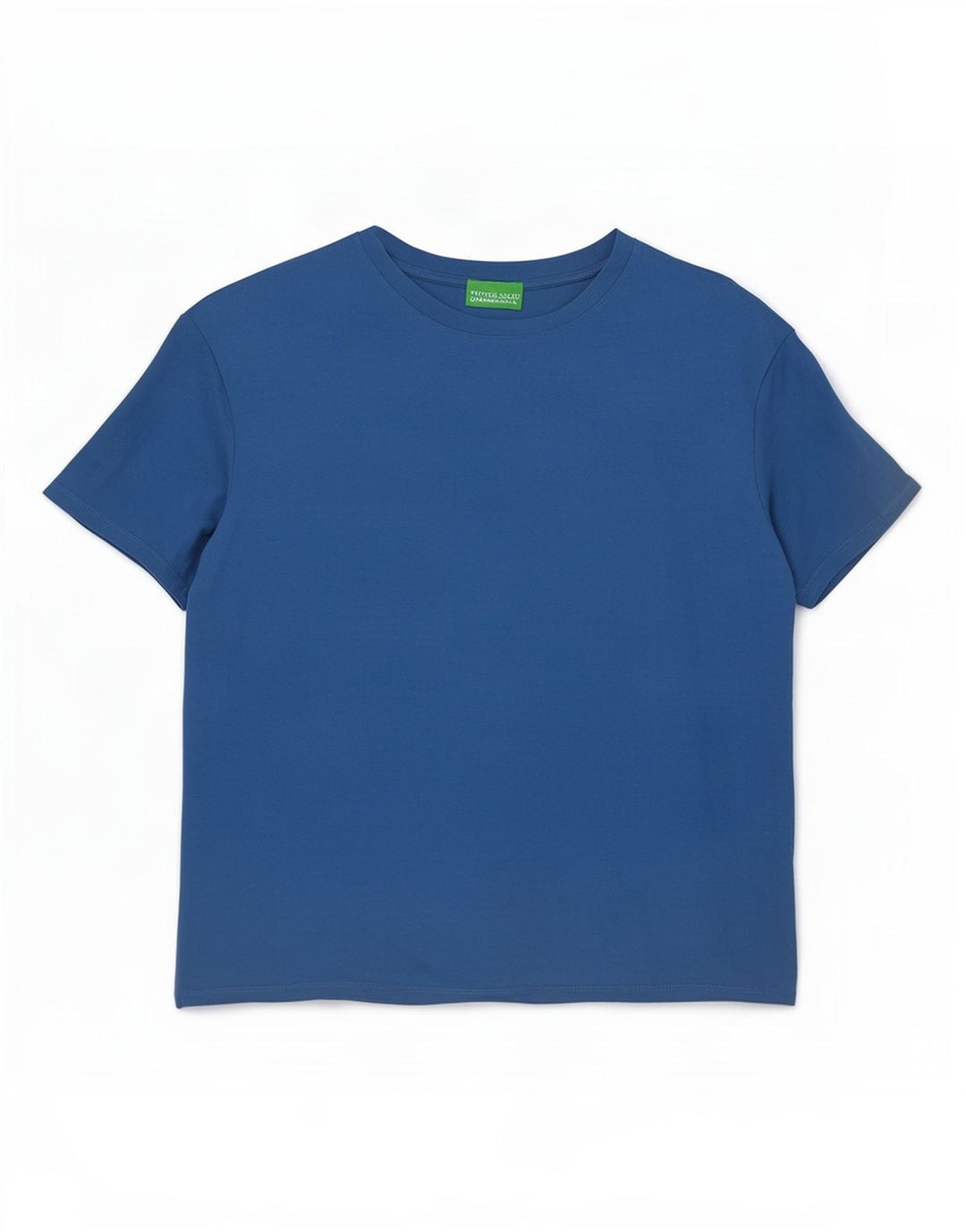 Camiseta feminina Benetton UK 16 grande azul