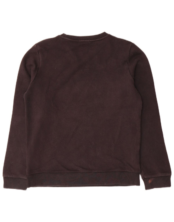 Calvin Klein Jeans Meninas Moletom Gráfico Jumper 15-16 Anos Algodão Preto