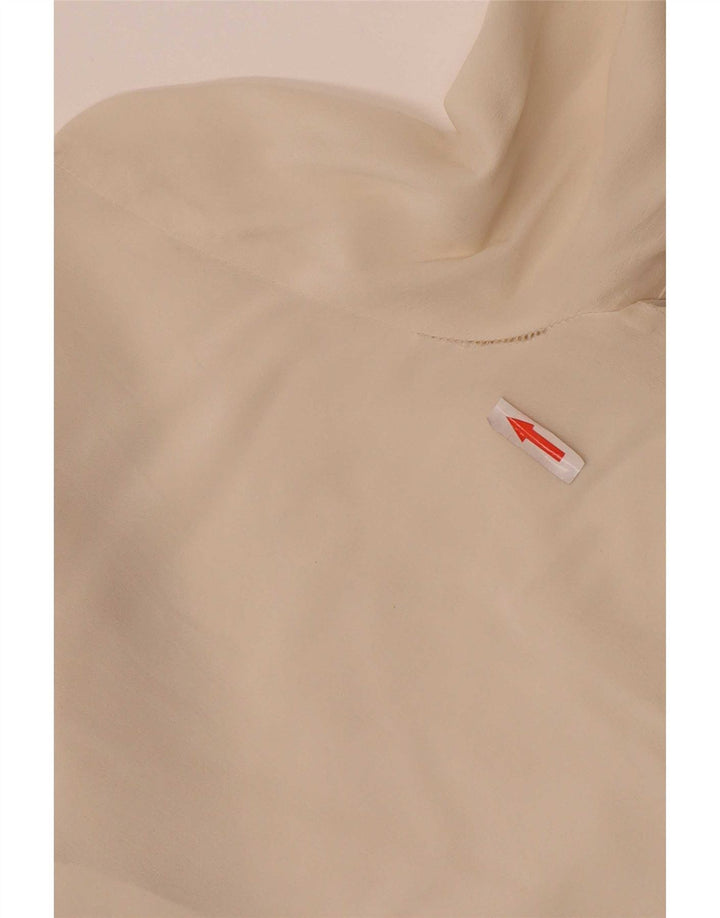 Blusa feminina vintage IT 40 pequena off white